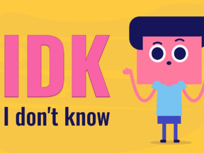 IDK在短信中是什么意思 35种表达IDK的方式